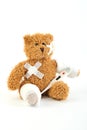 Sick teddy Royalty Free Stock Photo