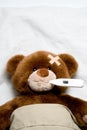 Sick Teddy Bear Royalty Free Stock Photo