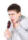 Sick Teenager eats Icecream