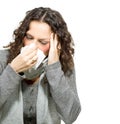 Sick Woman. Flu Royalty Free Stock Photo