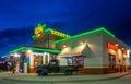 Sickies Garage at night, Rapid City, SD.