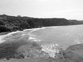 Sid el bachir island and waves and rocks