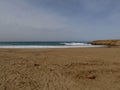 Sid el bachir island and waves and rocks