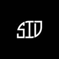 SID letter logo design on black background. SID creative initials letter logo concept. SID letter design