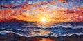 Sid, Sunset, and the Ocean Wave: An Irregularly Shaped Mosaic
