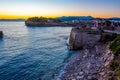 Sidari, Greece, September 14, 2022: Sunrise view of the Canal d'