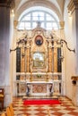 Side altars in the Assumption Cathedral in Dubrovnik, Croatia Royalty Free Stock Photo