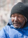 Homeless african american man Royalty Free Stock Photo