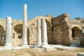 Side Antique City. Turkish Side Old Town amphitheater in Manavgat Antalya Turkey