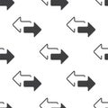 2 side arrow, vector seamless pattern