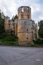 Side of Beaufort Castle in Luxembourg