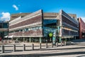 Side of Cardiff Millennium Centre in Cardiff Bay