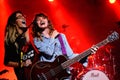 Side Chick Spanish female rock band perform in concert at BAM Festival