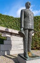 Side closeup, King Frederik IX statue in Langelinie park, Copenhagen, Denmark