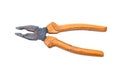 Old side cutting pliers isolated with clipping paths