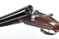 Side-by-side double-barreled spanish hunting shotgun Royalty Free Stock Photo