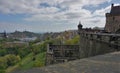 Side of Edinburgh Castle Royalty Free Stock Photo