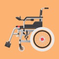 Side of Electric wheelchair