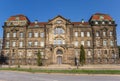 Side facade of the historic Staatskanzlei building in Dresden