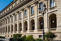 Side facade of the Opera national de Bordeaux from the Cours du Chapeau-Rouge Royalty Free Stock Photo