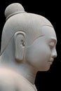 Side face of Buddha statue Royalty Free Stock Photo