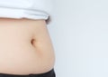 Side of Fat body belly paunch , diabetic risk factor