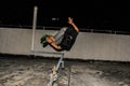 Side Flip Parkour Move Royalty Free Stock Photo