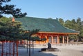 Gaku-den Hall of Heian-jingu Shrine. Kyoto. Japan Royalty Free Stock Photo