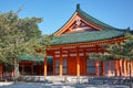 Gaku-den Hall of Heian-jingu Shrine. Kyoto. Japan Royalty Free Stock Photo