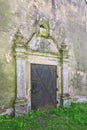 Side gate of the Parish Church of the Nativity of the Virgin Mary in Smolenice Royalty Free Stock Photo