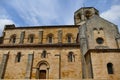 The south facade of the Saint-Hilaire Collegiate Church in Semur-en-Brionnais