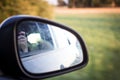 Side mirror in the car