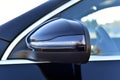 Side mirror with turn signal of a car