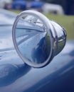 Side mirror of a vintage car