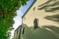 Side of the Parish Church of the Nativity of the Virgin Mary in Smolenice Royalty Free Stock Photo