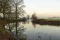 Misty mysterious magic water landscape