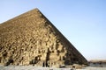 Side of pyramid of giza cario Egypt Royalty Free Stock Photo