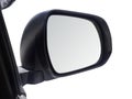 Side rear-view mirror on a car white background Royalty Free Stock Photo