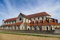 the Notre-Dame-et-Saint-Edme abbey church of Pontigny Royalty Free Stock Photo