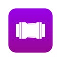 Side release buckle icon digital purple