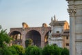 Side of Santa Francesca Romana Basilica Churh Rome