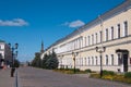 Side shot of facade of Tsentr Ermitazh Kazan museum