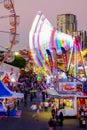 Side Show Alley at the Ekka Exhibition or Royal Queensland Show in Brisbane Royalty Free Stock Photo