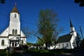 Side by side churches st john and faith evangelical in wilton wisconsin