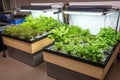 side-by-side comparison of aquaponic and hydroponic systems
