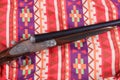 Side-by-side double-barreled spanish hunting shotgun