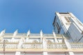 Side of St. George Syro Malabar Catholic Church in low angle view in Alappazha, Kerala, India