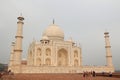 The side of the taj mahal