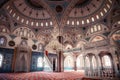 Side Turkey mosque inside patterns culture architecture Royalty Free Stock Photo
