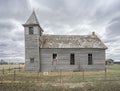 Side View of an Abandoned Church in Cottonwood